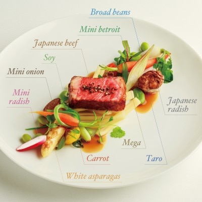 <br>【料理・ケーキ】お城の晩餐会が感じられる♪シェフこだわりの婚礼料理