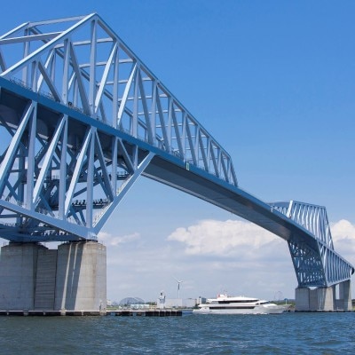 ⑧東京ゲートブリッジ／別名「恐竜橋」。 その先には広大な太平洋が広がります<br>【庭】【航路】A～Cの3航路からセレクト可能