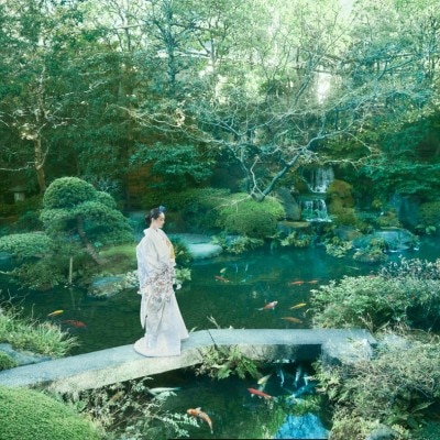<br>【庭】ANAが長年培ってきた日本のおもてなしも感じさせる当ホテルは和ウエディングにも◎