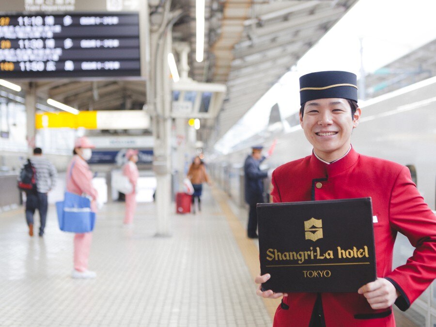 付帯設備 東京駅の新幹線ホームまでゲストをお迎えに上がらせていただきますのフォト 写真1枚 シャングリ ラ ホテル 東京 マイナビウエディング