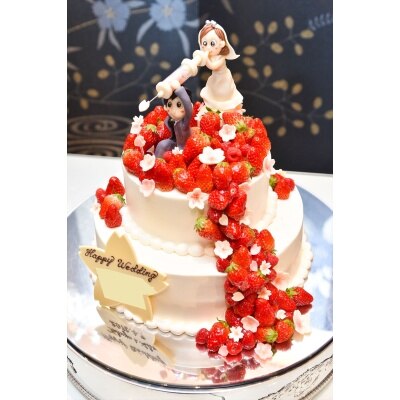  <br>【料理・ケーキ】オリジナルウエディングケーキ