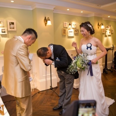 <br>【披露宴】別館「THE VIZCAYA GARDEN」／着席40～128名<br><a href='/sp/wedding/people/1935/2418/' class='link2'>この先輩カップルの体験レポートを見る</a>