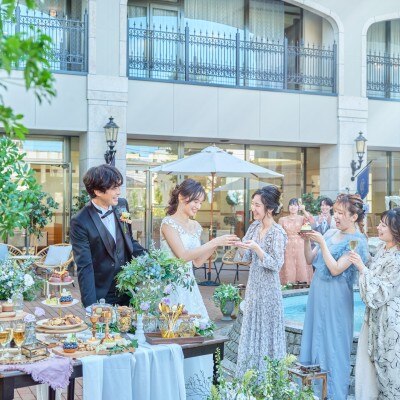 <br>【庭】ゲストとの会話を楽しめるガーデン