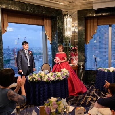 <br>【披露宴】マンハッタンルーム～Manhattan Room～◆収容人数／10～55名様<br><a href='/sp/wedding/people/129/11591/' class='link2'>この先輩カップルの体験レポートを見る</a>
