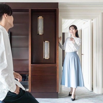 結婚式当日の夜はゲストルームでゆったりと夢のような時間を<br>【付帯設備】結婚式当日の夜は夢のようなひとときを