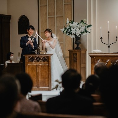 <br>【挙式】【教会口コミ１位】専任牧師が贈る、心温まる教会式。挙式の意味を重んじた本物の誓い（2～90名）