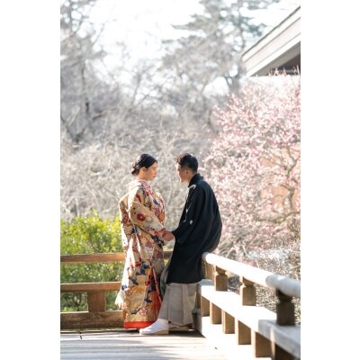 新郎新婦が映える、古都・鎌倉ならではの和婚フォト<br>【ドレス・和装・その他】ロケーションフォト