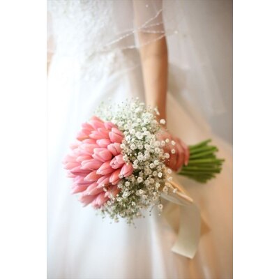<br>【ドレス・和装・その他】季節の花々をセンスよくアレンジしたブーケ