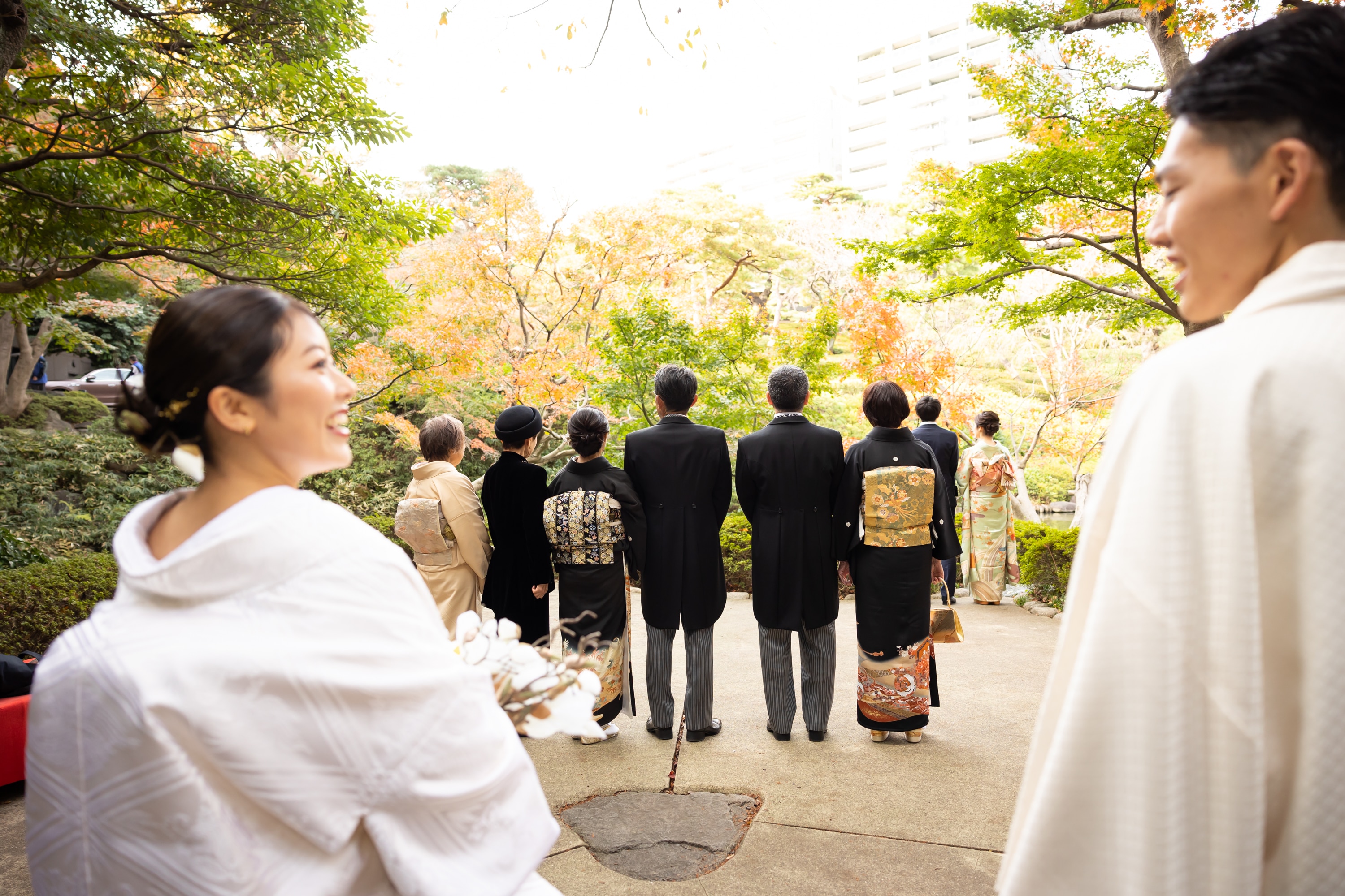 八芳園での食事会