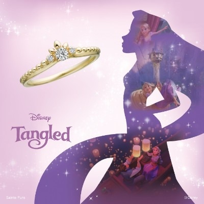 Disney Tangled :Tiara of promise　ティアラのデザインが可愛い限定の婚約指輪