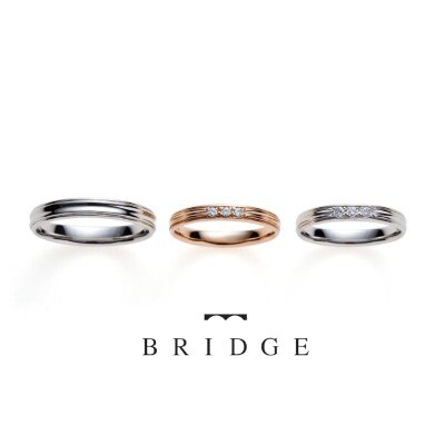 幸せの一本道はブリッジ銀座の人気結婚指輪つけ心地抜群で着出すストレスゼロ１