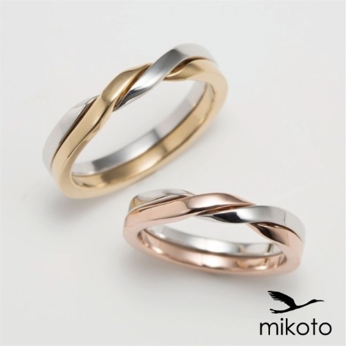 おしゃれで被らない個性的なデザイン 結婚指輪 Id252 鶴 Mikoto マイナビウエディング