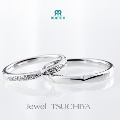 Rubida My Rubida Marriage Ring マイルビーダ マリッジリング リボンデザインが大人可愛い結婚指輪 結婚指輪 Id12762 ジュエルツチヤ マイナビウエディング