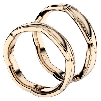 Eternity K18pgマリッジリング Sasa X 6 シンプルでオシャレな結婚指輪 結婚指輪 Id Eternity マイナビウエディング