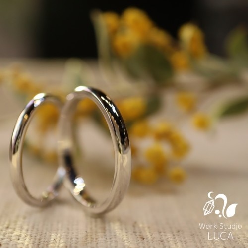鎌倉で手作り結婚指輪 プラチナ ナチュラル 結婚指輪 Id ワークスタジオ瑠花 マイナビウエディング