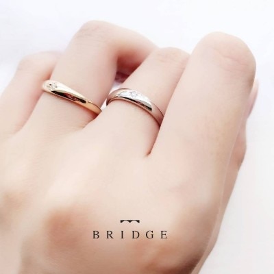 月光　ブリッジ銀座　月明かりの結婚指輪　BIRGDEは二人の”はしわたし”