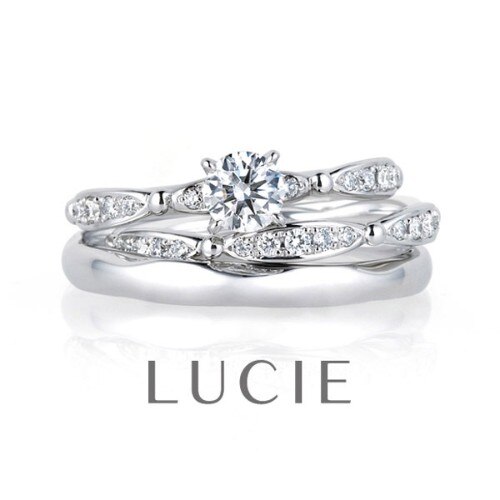 LUCIE 婚約指輪（エンゲージリング）:Lovely(ラブリー) 