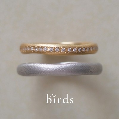 birds – float / フロート　結婚指輪