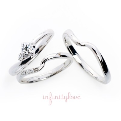 サンシャイン：インフィニティラブ婚約指輪BRIDGE銀座セット１