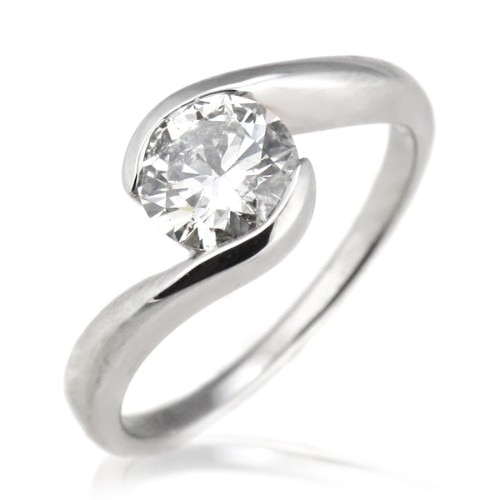 【プラチナ 1カラット!】 1カラット ダイヤモンド ANYBELLE プラチナリング 婚約指輪 エンゲージリング 東日本橋本店