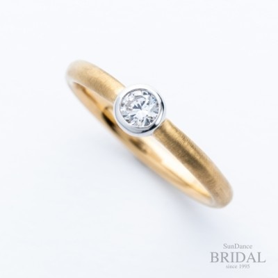オーダーメイド結婚指輪 シンプルながらも美しいゴールドリング 婚約指輪 Id Sundance サンダンス マイナビウエディング
