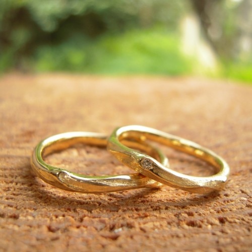 結婚指輪・木