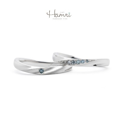 結婚指輪 カラーダイヤ hamri ハムリ