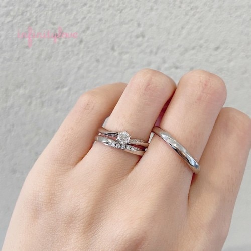 レディース婚約指輪　ダイヤモンド　リング　結婚指輪