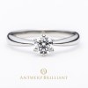 シンプルで人気の高い王道一石デザインの婚約指輪：Eveningstar