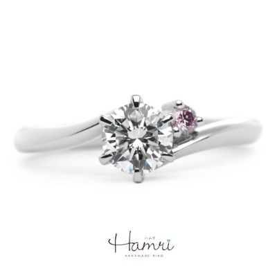 【婚約指輪】ピンクダイヤの婚約指輪①