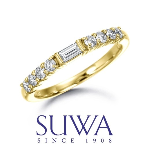 SUWA スワ K18 ダイヤモンド リング
