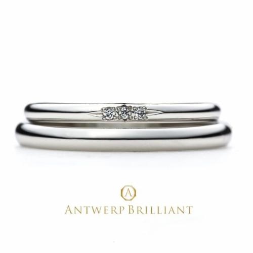 ANTWERP BRILLIANT（アントワープブリリアント）：アステリズム結婚指輪
