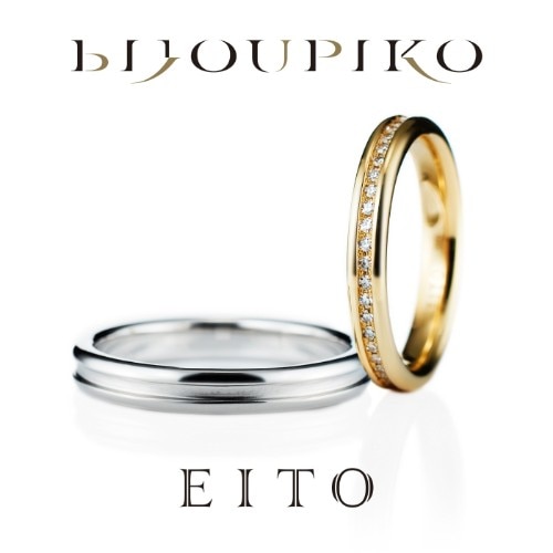 素材Pt950×K18YG指輪 EITO ビジュピコ