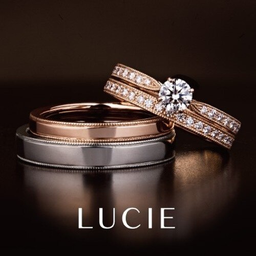 LUCIE-ﾙｼｴ-】ﾛｰｽﾞｸﾗｼｯｸ Parfum（婚約指輪） ID3691 | LOVEST