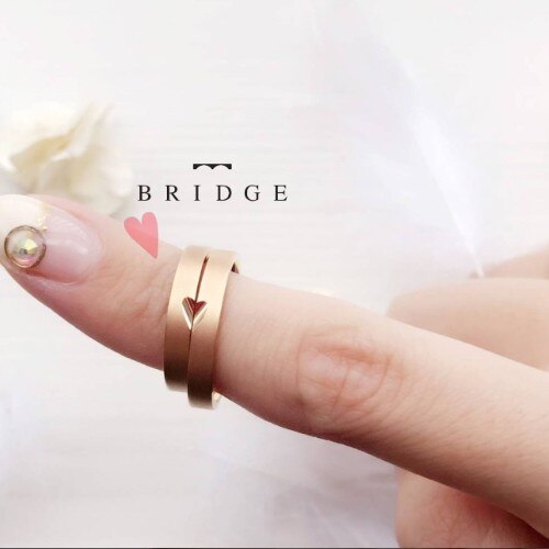 シンクロナイズド：BRIDGE銀座東京結婚指輪セットマリッジシンクロナイズ１