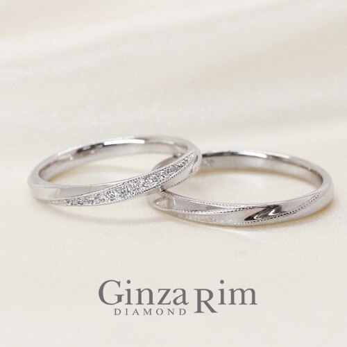 【Ginza Rim／銀座リム】ダイアン　マリッジリング