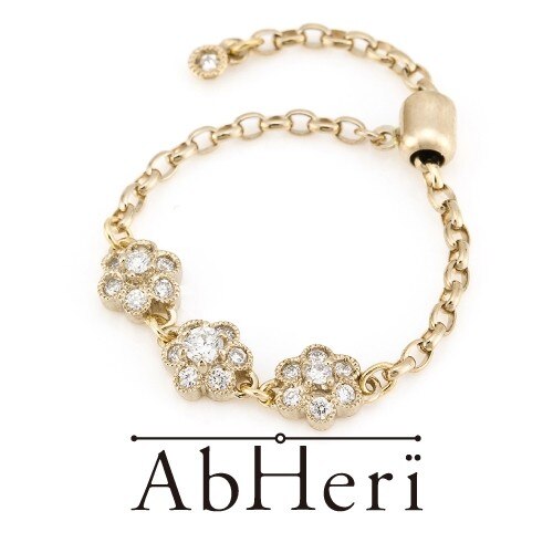 AbHeri 】アベリ fleurs（フルール）チェーンリング 1331A（婚約指輪） ID30070 | ANSHINDO BRIDAL（安心堂）  | マイナビウエディング