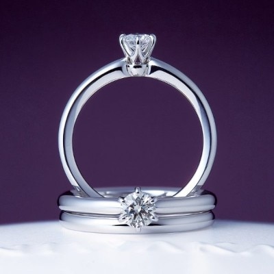 NIWAKA（にわか）ことほぎ：スタンダードのシンプルな婚約指輪