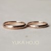 YUKA HOJO　Passage of time 結婚指輪　ピンクゴールド