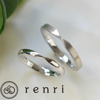 手作り オーダーメイド 繊細なフォルムのデザインリング 結婚指輪 Id Renri マイナビウエディング