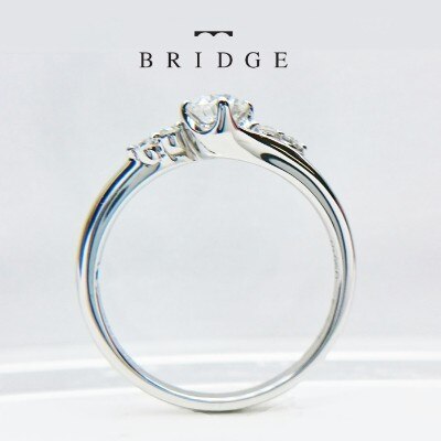 いざないの水神はブリッジ銀座の結婚指輪エレガントなウェーブラインが人気２