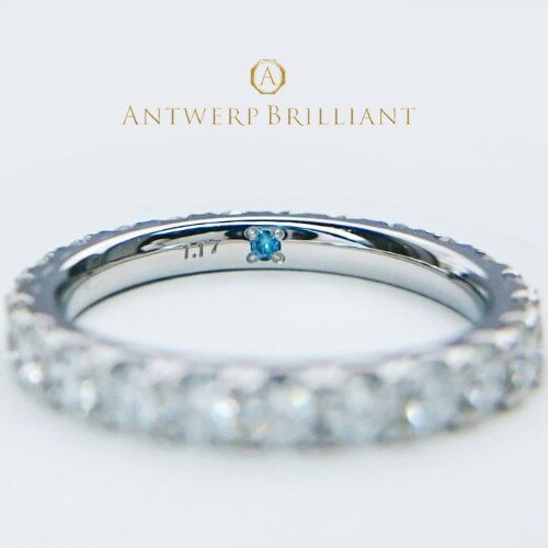 ”D Line Nebula” Diamond Full Eternity Ring