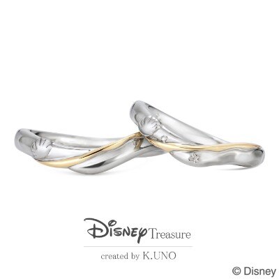 Disney リトル マーメイド マリッジリング オーダーメイド 結婚指輪 Id Disney Treasure Created By K Uno ケイウノ マイナビウエディング