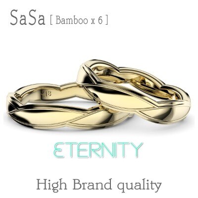 Eternity K18ygマリッジリング Sasa X 6 シンプルでオシャレな結婚指輪 結婚指輪 Id Eternity マイナビウエディング