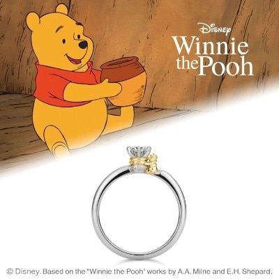 K.uno（ケイウノ）Disney：プーさんのかわいい婚約指輪