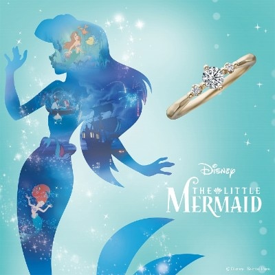 Disney THE LITTLE MERMAID -Dancing Bubbles  -踊る泡-　婚約指輪