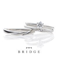 ゆきどけ　ブリッジ”はしわたし”の結婚指輪　