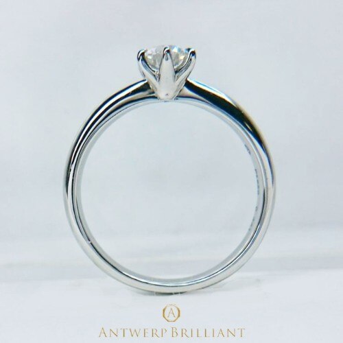 “One Hearty Rose” Solitaire Diamond Ring