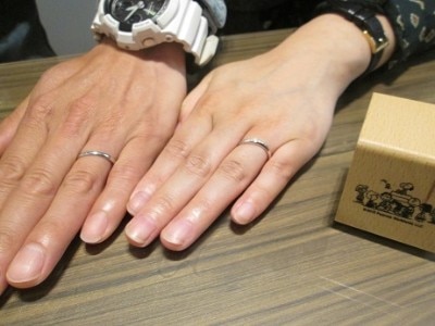 熊本店 大好きなスヌーピーのリングに決めました Bijoupiko ビジュピコ 結婚指輪 婚約指輪 マイナビウエディング