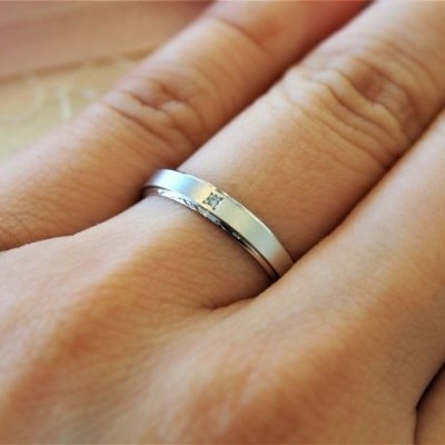 2本で10万以内 つや消しマット加工でスタイリッシュにきまるマリッジリング 結婚指輪 Id パルテ熊本 マイナビウエディング